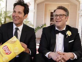 Paul Rudd and Seth Rogen in 2022 Lay's Super Bowl ad